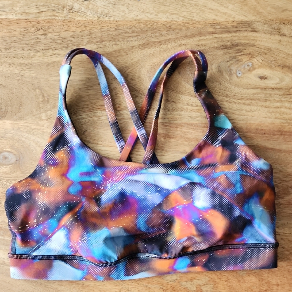 LULULEMON Energy Multicolor Sports Bra